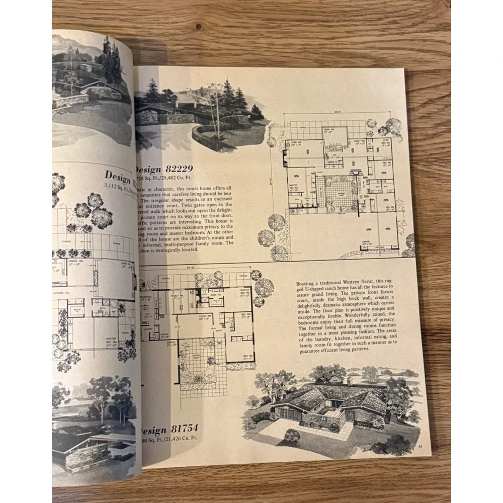 🏡 Vintage Home Planners 165 Most Popular Homes Blueprint Design Book